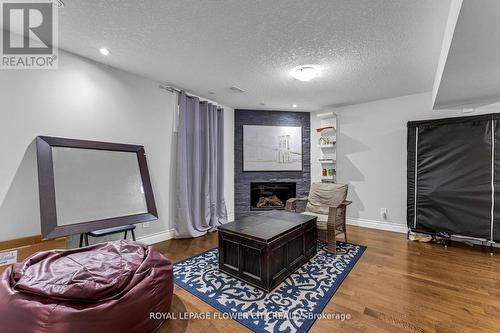 369 Thomas Slee Drive, Kitchener, ON - Indoor Photo Showing Living Room With Fireplace