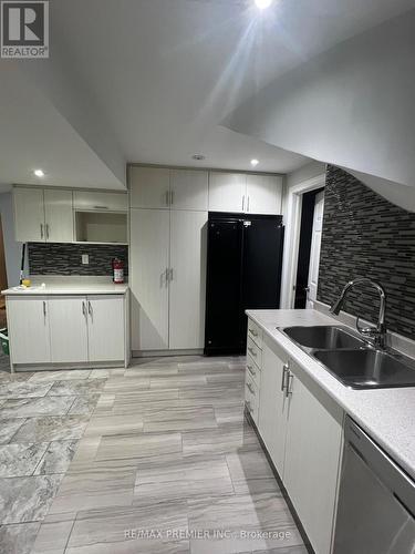 Bsmt - 67 Cartwright Boulevard, Vaughan, ON - Indoor Photo Showing Kitchen With Double Sink