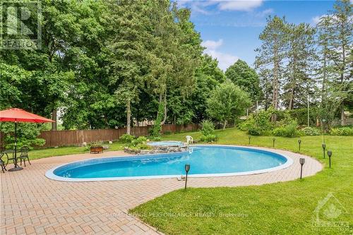 449 Mcgill Street, Hawkesbury, ON - Outdoor With In Ground Pool With Backyard