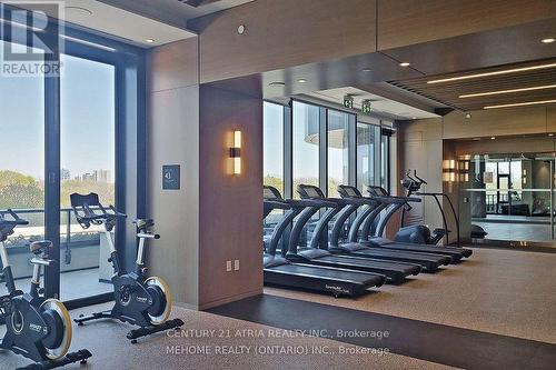 3219 - 585 Bloor Street E, Toronto, ON - Indoor Photo Showing Gym Room