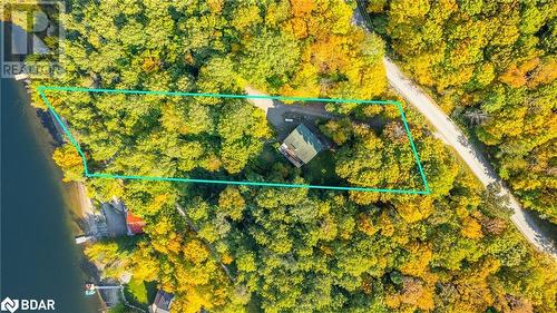 approximate lot lines - 1091 Eashores Road, Haliburton, ON - Outdoor With Body Of Water