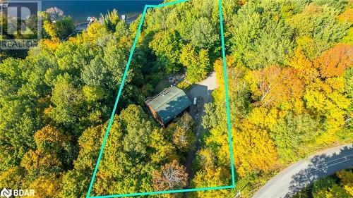 approximate lot lines - 1091 Eashores Road, Haliburton, ON - Outdoor With View