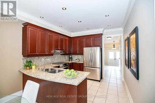 63 Polonia Avenue, Brampton, ON - Indoor Photo Showing Kitchen With Double Sink