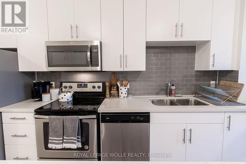 310 - 690 King Street W, Kitchener, ON - Indoor Photo Showing Kitchen With Double Sink