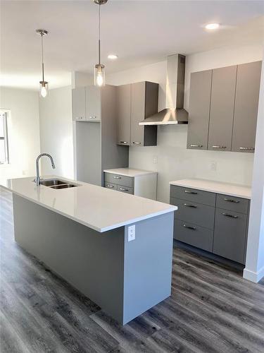 108 Meadowlands Drive, West St Paul, MB - Indoor Photo Showing Kitchen With Double Sink