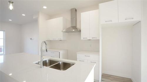 110 Meadowlands Drive, Winnipeg, MB - Indoor Photo Showing Kitchen With Double Sink