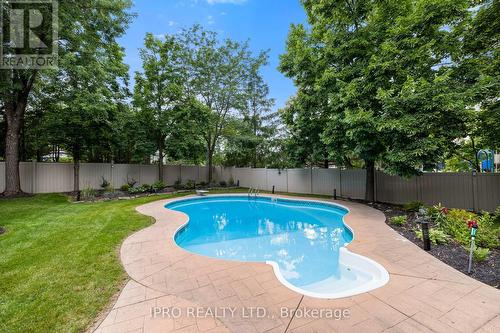 5103 Royal Mills Court, Mississauga, ON - Outdoor With In Ground Pool With Backyard