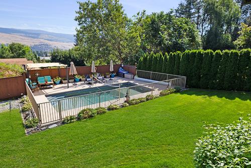 10391 Monte Bella Road, Lake Country, BC - Outdoor With In Ground Pool With Backyard