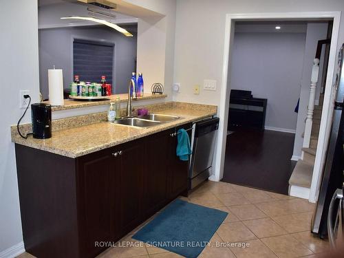 52 Gleave Terr, Milton, ON - Indoor Photo Showing Kitchen With Double Sink