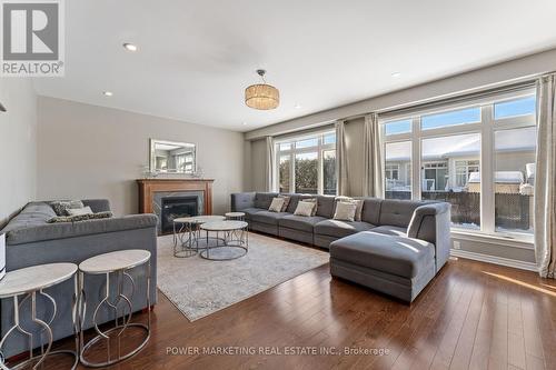 502 Strasbourg Street, Ottawa, ON - Indoor Photo Showing Living Room With Fireplace