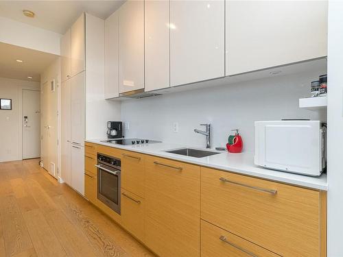 312B-456 Pandora Ave, Victoria, BC - Indoor Photo Showing Kitchen