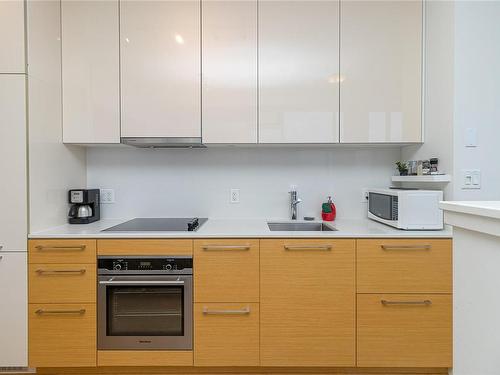 312B-456 Pandora Ave, Victoria, BC - Indoor Photo Showing Kitchen