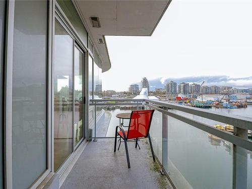 312B-456 Pandora Ave, Victoria, BC - Outdoor With Balcony With View With Exterior