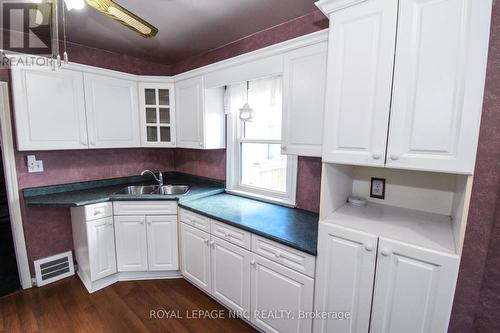 13 Elberta Street, St. Catharines (445 - Facer), ON - Indoor Photo Showing Kitchen With Double Sink