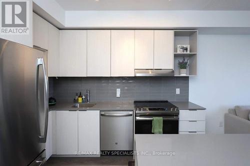 1313 - 2520 Eglinton Avenue W, Mississauga, ON - Indoor Photo Showing Kitchen With Stainless Steel Kitchen