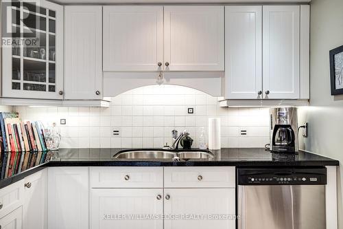 2 - 150 Wilson Street W, Hamilton, ON - Indoor Photo Showing Kitchen With Double Sink