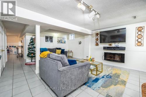 Lower - 268 Greenock Drive, Vaughan, ON - Indoor With Fireplace