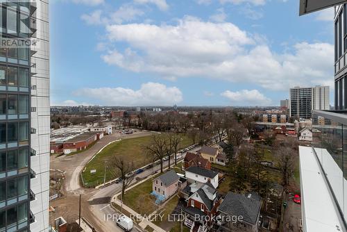 1104 - 5 Wellington Street S, Kitchener, ON - Outdoor With Balcony With View