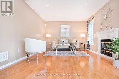 1 Apollo Drive, Richmond Hill, ON - Indoor Photo Showing Living Room With Fireplace