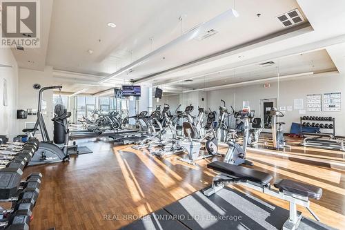 907 - 9 George Street N, Brampton, ON - Indoor Photo Showing Gym Room