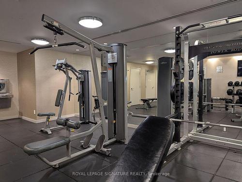 3003-225 Webb Dr, Mississauga, ON - Indoor Photo Showing Gym Room