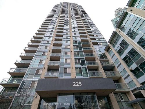 3003-225 Webb Dr, Mississauga, ON - Outdoor With Balcony With Facade