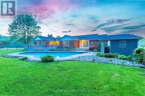 15117 Medway Road, Middlesex Centre (Arva), ON - Outdoor With In Ground Pool