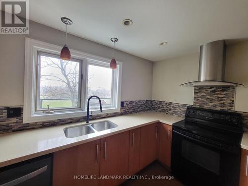 107 Bolland Crescent, Ajax, ON - Indoor Photo Showing Kitchen With Double Sink