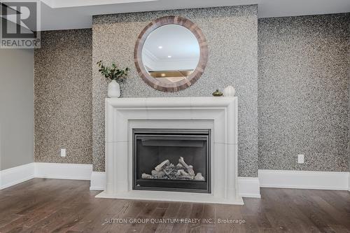 1207 Lakeshore Road W, Oakville, ON - Indoor Photo Showing Living Room With Fireplace