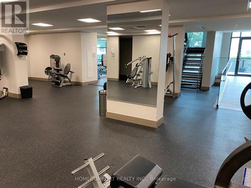 1709 - 3985 Grand Park Drive, Mississauga, ON - Indoor Photo Showing Gym Room