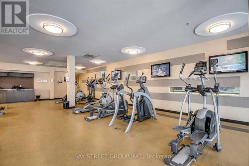 2001 - 90 Absolute Avenue, Mississauga, ON - Indoor Photo Showing Gym Room