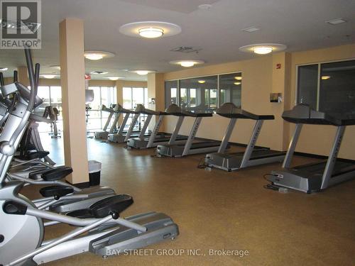 2001 - 90 Absolute Avenue, Mississauga, ON - Indoor Photo Showing Gym Room