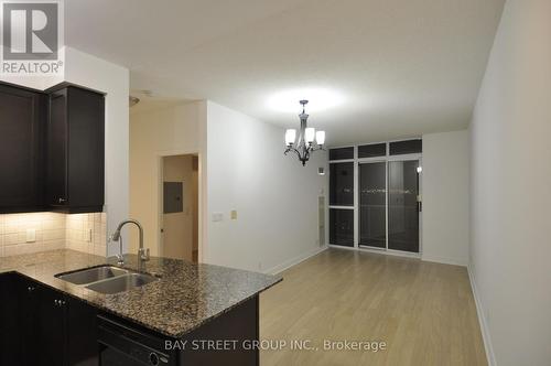 2001 - 90 Absolute Avenue, Mississauga, ON - Indoor Photo Showing Kitchen With Double Sink