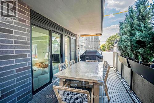 206 - 1888 Queen Street E, Toronto, ON - Outdoor With Deck Patio Veranda With Exterior