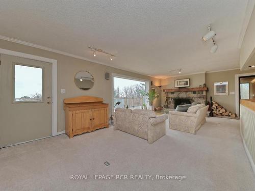 838742 4Th Line E, Mulmur, ON - Indoor With Fireplace