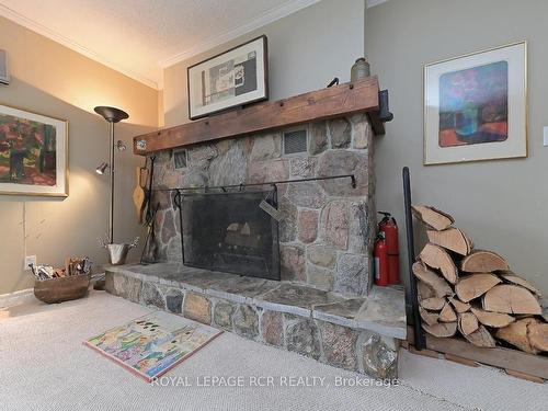 838742 4Th Line E, Mulmur, ON - Indoor With Fireplace