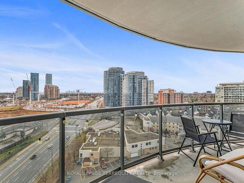 1407-1 Michael Power Pl, Toronto, ON - Outdoor With Balcony With View