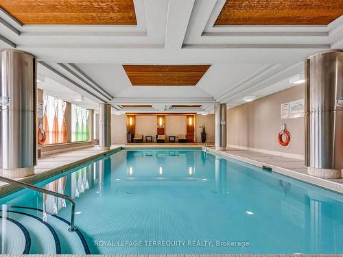 1407-1 Michael Power Pl, Toronto, ON - Indoor Photo Showing Other Room With In Ground Pool