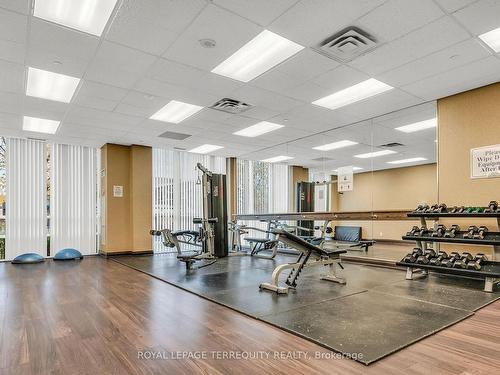 1407-1 Michael Power Pl, Toronto, ON - Indoor Photo Showing Gym Room