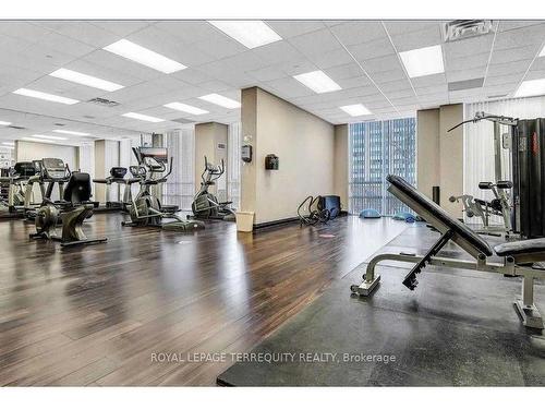 1407-1 Michael Power Pl, Toronto, ON - Indoor Photo Showing Gym Room