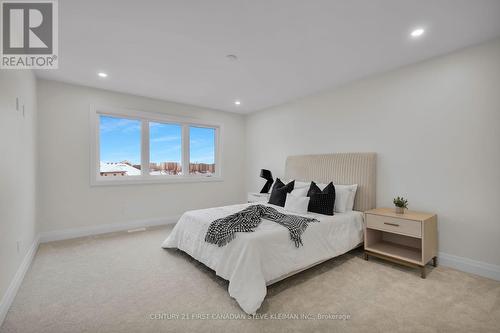 Million dollar view of city - 1238 Whetherfield Street, London, ON - Indoor Photo Showing Bedroom