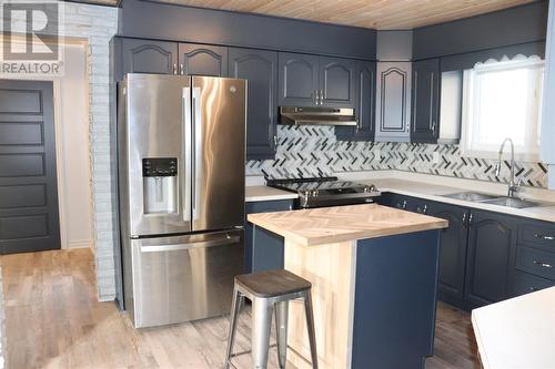 50 Brook Street, Stephenville, NL - Indoor Photo Showing Kitchen With Double Sink