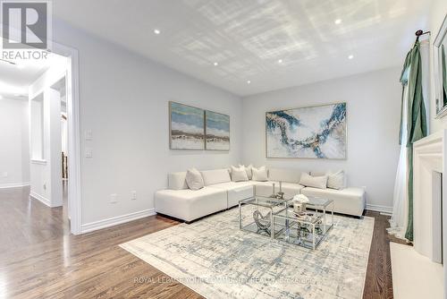 62 Edison Place, Vaughan, ON - Indoor Photo Showing Living Room With Fireplace