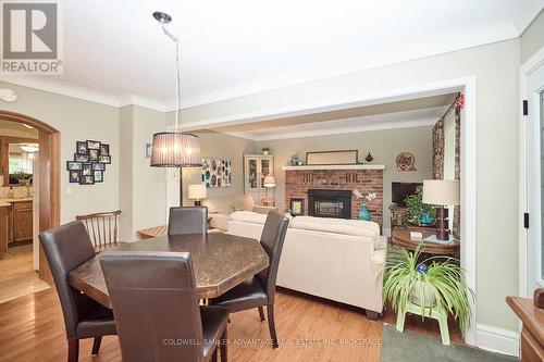 1435 Station Street, Pelham (662 - Fonthill), ON - Indoor Photo Showing Dining Room With Fireplace