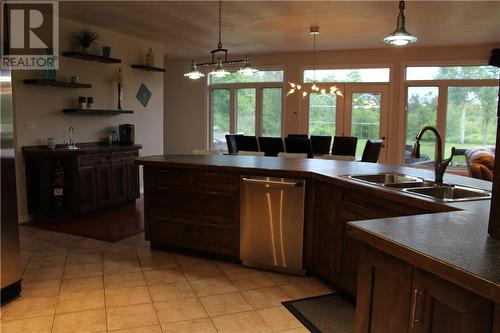 1830 Yorkshire Drive, Val Caron, ON - Indoor Photo Showing Kitchen With Double Sink