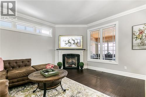 814 Arnold Street, Greater Sudbury, ON - Indoor Photo Showing Living Room With Fireplace