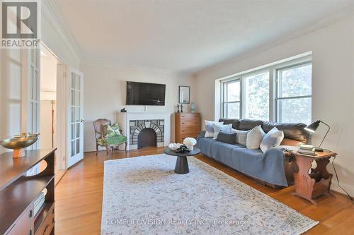 127 Randolph Road, Toronto, ON - Indoor Photo Showing Living Room With Fireplace