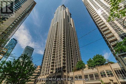 3502 - 763 Bay Avenue, Toronto, ON - Outdoor With Facade