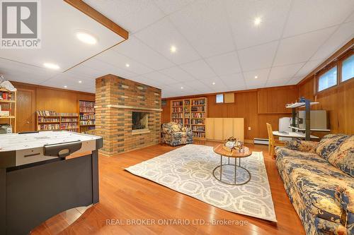 11 Caronport Crescent, Toronto, ON - Indoor With Fireplace