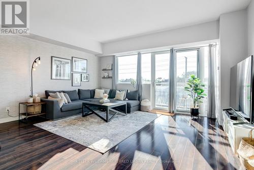 312 - 5101 Dundas Street W, Toronto, ON - Indoor Photo Showing Living Room